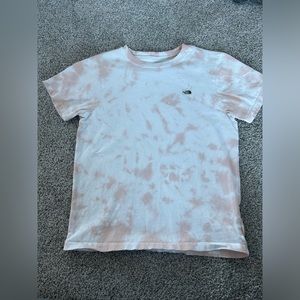 Tie dye north face t shirt